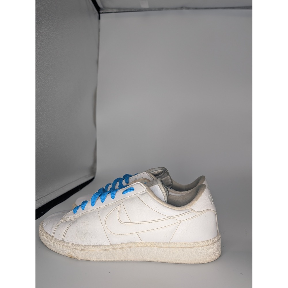 Nike Court Royale 2 Low White Leather Blue Lace Sneakers Women 9 CU9038-100 - Picture 4 of 6